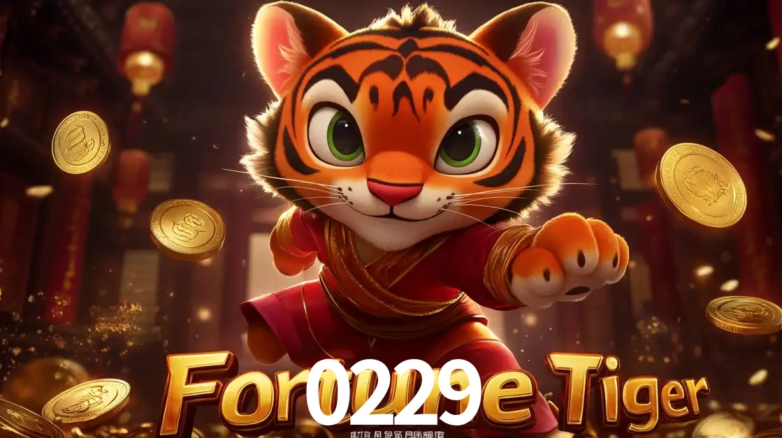 O carismático mascote do jogo de slot Fortune Tiger, um tigre fofo em pose de artes marciais, pronto para trazer sorte e multiplicadores de ganhos no cassino online 0229.